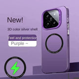 For Xiaomi 15T Pro 15 T Magsafe Wireless Charging Matte Hard Cover for Xiaomi Mi 14T 15TPro Shockproof Protection Magnetic Case