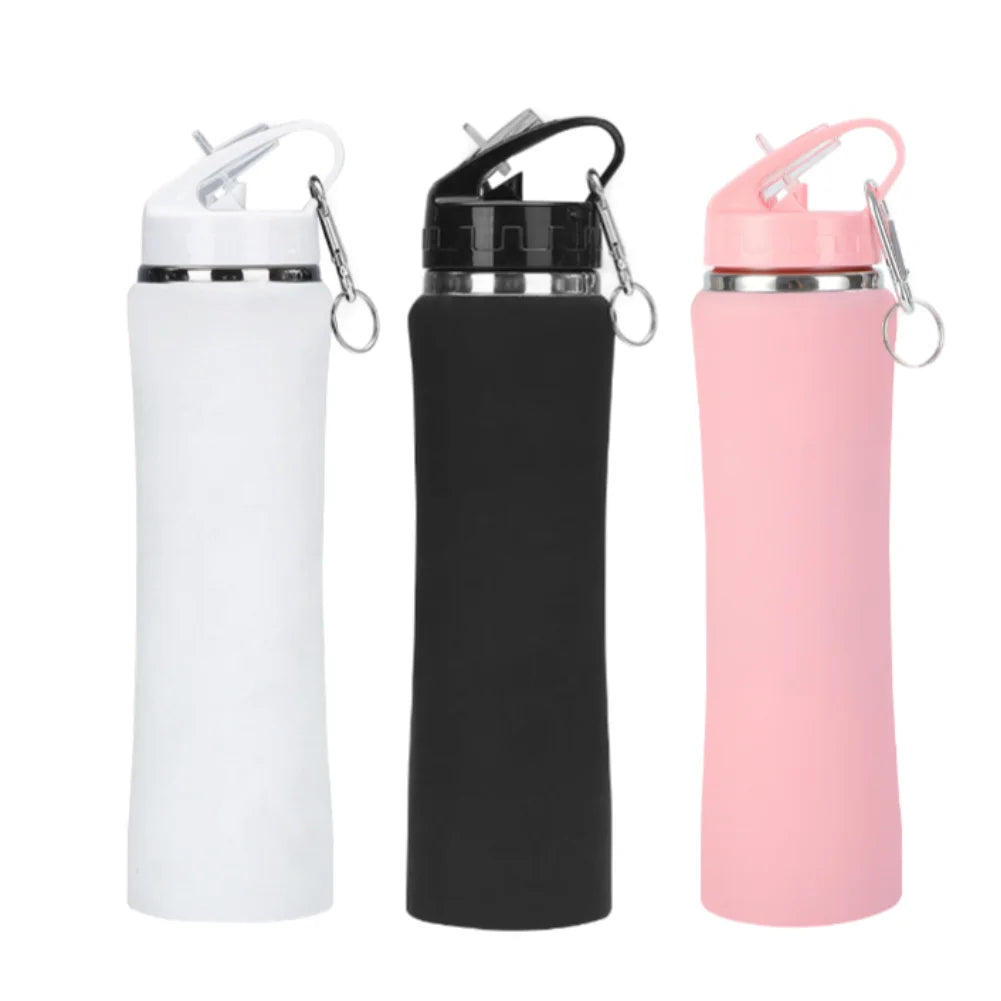 750ml 304 Stainless Steel Thermal Bottle Vacuum Insulated Cup with Straw Insulated Tumbler Thermal Coffee Car Cup Men Women