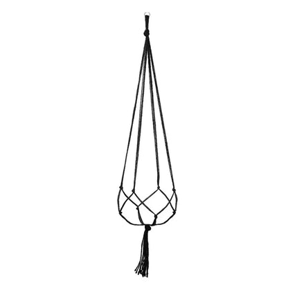 1pcs Braided Rope Hanging Basket  Flower Pot Straw Macrame Net Hanger Garden Holder Craft Plant Balcony Decor Accessories