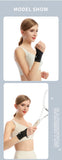 2pcs Adjustable Wrist Strap Sports Wrist Support Brace Black Weightlifting Wristband For Men & Women Badminton Tennis Gym