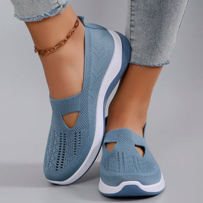 Zapatillas deportivas de primavera para mujer, modernas, transpirables, ligeras, antideslizantes, resistentes al desgaste, informales, planas.