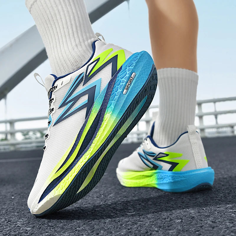 Running Sneakers Men Lightweight Breathable Non-Slip Wear-Resistant Soft Gym Jogging Shoes Comfort Marathon Sport Shoes for Man