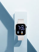 New Student Smart Watch Men's and Women's Astronaut Rocket Touch Screen Sports Electronic Watch Children's Festival Gift