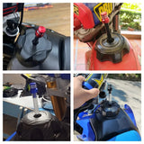 Motorcycle Gas Fuel Cap Single Way Valves Vent Breather Hoses Tubes For Motocross ATV Quad Dirt Pit Bike Fuel Tank Breather Pipe