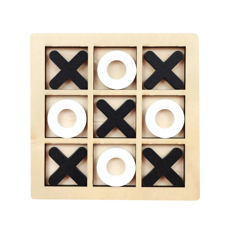 Montessori Play Game Wooden Toy Mini Chess Interaction Puzzle Training Brain Learning Early Educational Toys For Children Kids