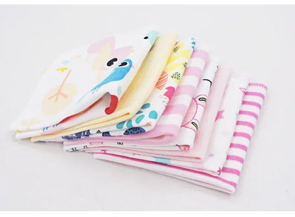 5/8 Pcs Cotton Newborn Baby Towels Set Saliva Towel Nursing Towel Baby Boys Girls Bebe Toalha Washcloth Handkerchief Cloth Wipes