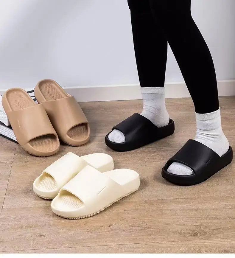 Casual Sporty Summer Slippers Comfortable Versatile EVA Couples Flat Sandals Slip-On Shoes for Men And Women