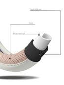 Perforated Nappa Leather Car Steering Wheel Cover Warm in Winter and Cool in Summer, Universal 15 Inch,  Anti-Slip, Odorless