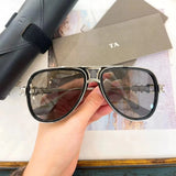 Original Factory For DIYTA DT GRAND-DECADE DTS460-A With Brand Box Popular Luxury Design Alloy Frame Oval Men Women Sunglasses
