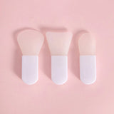 3Pc Soft Silicone Face Mask Brush Facial Skin Care Portable DIY Face Cream Mud Mixing Mask Brushes Reusable Makeup Beauty Tools