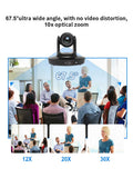 Ai-Auto Tracking 4K Conference Camera PTZ Video 10x 20x Zoom HDMI USB IP Live Streaming Camera For Business Events Youtube Obs