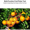 Fruit Picker 260cm Adjustable Deep Basket Convenient Harvesting Fruit Collector Catcher Apple Peach Picking Garden Tools