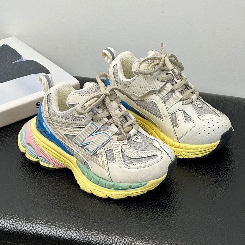 Crianças sapatos novos sapatos escolares menina moda capaz e leve meninos tênis da criança para crianças da escola menino sapatos