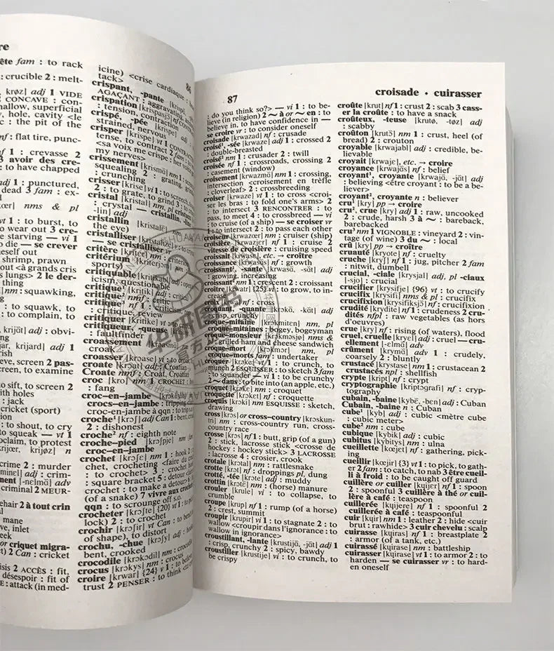 Merriam Webster's French English Dictionary Wordpower Original Language Learning Books