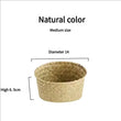 Imitation Rattan Rattan Storage Baskets Sundries Organizer Home Desktop Decoration Kitchen Storage Basket Vegetable Fruit