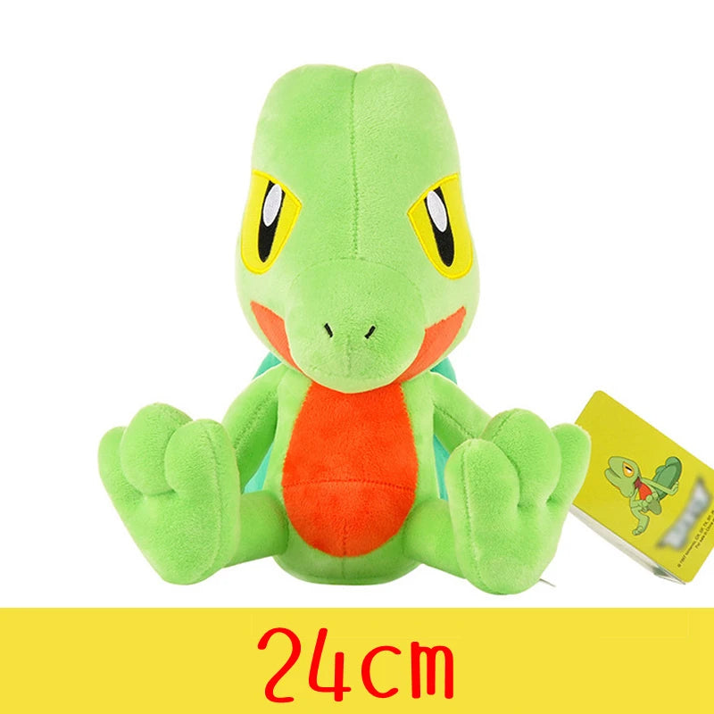 Peluche de Pokémon de alta calidad con etiqueta, dibujo animado de Pikachu, Charmander, Squirtle, Bulbasaur, muñeco de peluche, regalo para niños.