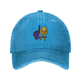 Fashion LA Lakers Skeleton Hand Sign Baseball Caps Women Men Snapback Cap Female Male Visors Sun Hat Unisex Adjustable