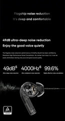 Oneplus Buds 3 wireless Bluetooth headset LHDC 5.0 49dB active noise reduction 44h battery life Oneplus 12 TWS low delay.