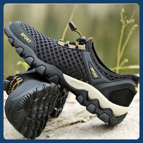 Summer fashion breathable mesh shoes Men's casual tennis sneakers Men's non-slip hiking shoes Men's hiking shoes