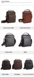 JOYIR New Genuine Leather Men Vintage Handbags Small Flap Men's Shoulder Bag Casual Office Messenger Bags Fashion Crossbody Bag