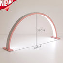48W Half Moon Lamp For Nail Desk Dimmable 3000K-6000K Makeup Manicure Beauty Salon Touch Switch LED Light Half Moon Nail Lamp