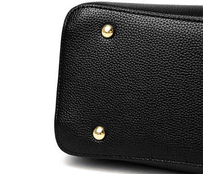 2026 New Style Crossbody Bag Medium Mom Bag Lychee Pattern Large Soft PU Zipper Closure Daily Use Fashionable Ladies Handbag Sac