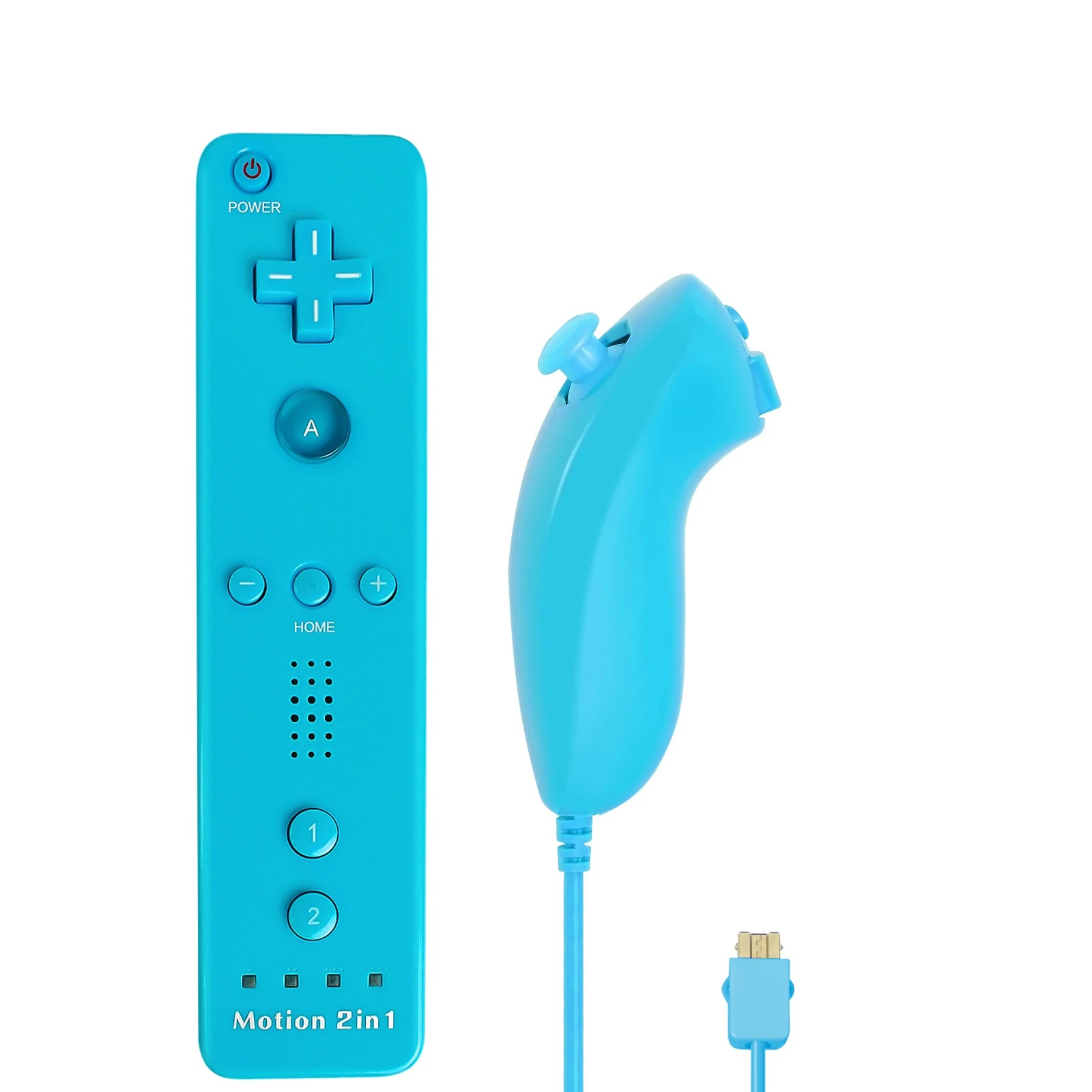 Controllers for Nintendo Wii/Wii U Left/Right 2in1 Motion Plus Controller Wireless Remote Control Gamepad Video Game Accessories