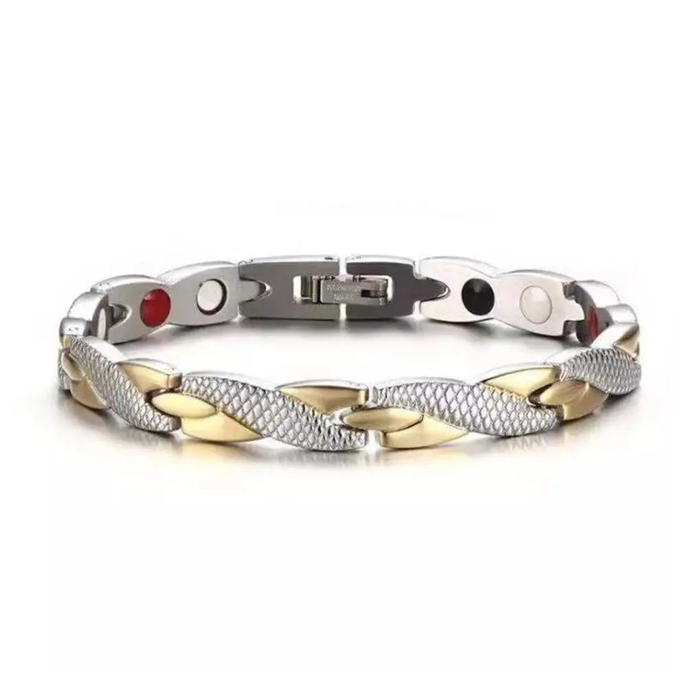 Pulsera magnética de terapia con diseño de dragón para mujer y hombre.