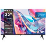 Metz QLED TV 32 "40" Inch Smart LED Television Google Tele HDR 10 Dolby Audio Bluetooth 5.1 EyeCare Tuner 2025 32MQF7030Z