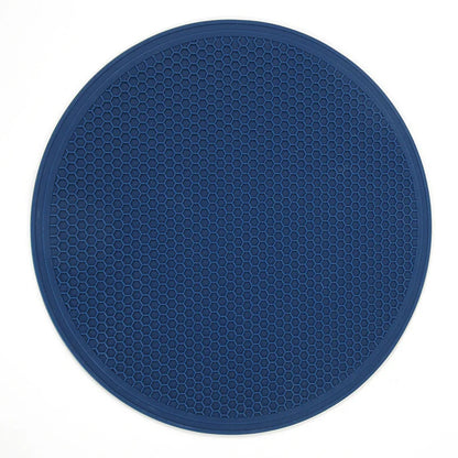 30cm Large Silicone Mat Coaster Heat Resistant Placemat Honeycomb Nonslip Pot Holder Table Mat Round Cup Mat Kitchen Accessories