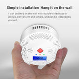 Tuya WiFi Smart Carbon Monoxide Detector Alarm 85dB Sound Warning LCD Digital Display Home Indoor Real-Time CO Monitor Poisoning