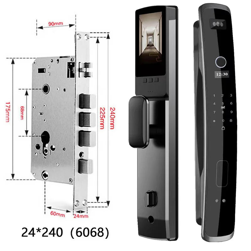 Wishome Biometric Recognition Smart Door Lock remote control Fingerprint Password IC Card APP Wifi Lock Unlock