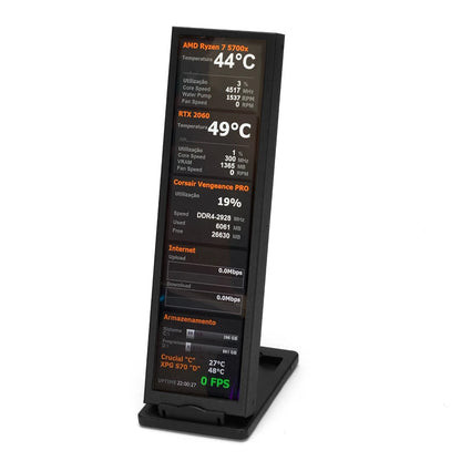 3/5/8.8inch IPS USB Secondary Screen HD-MI Computer CPU GPU RAM HDD SSD Monitor USB Sub Display 480X1920 For Raspberry Pi Linux