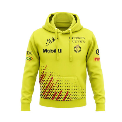 2024 Spring and Autumn New Hot Selling F1 Team Extreme Sports Leisure Fashion Hoodie Men's and Women's Large Fashion Hoodie Top