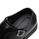 Italian Men's Brogue Shoes Brown Low Cut Commuting Business Casual Shoes Men's Banquet Leather Shoes Soft Sole Big Size：38-48