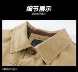 Spring Autumn Jacket Men Cotton Windbreaker Bomber Coat Military Men's Tactics Jackets Man Cargo Casual Jacket Mens Clothes New