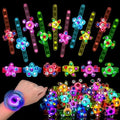Luminous Fidget Spinner Pulseira para Crianças, Favor De Festa, Enchimento De Saco, Fontes De Festa Luminosa, Presente De Retorno, Presentes De Carnaval, 12 Pcs