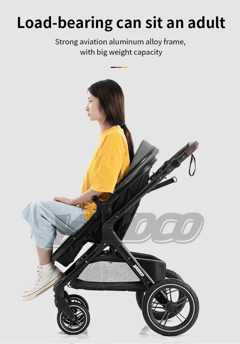 Baby stroller 3 in1,four wheel stroller,2 in 1 baby car,Lightweight strollers,Mutifunction Strollers,baby carriage,Poussette