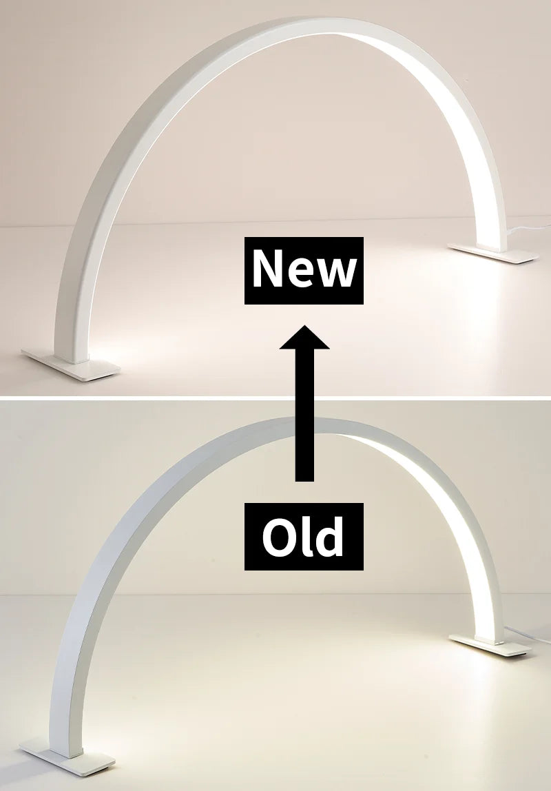 48W Half Moon Lamp For Nail Desk Dimmable 3000K-6000K Makeup Manicure Beauty Salon Touch Switch LED Light Half Moon Nail Lamp