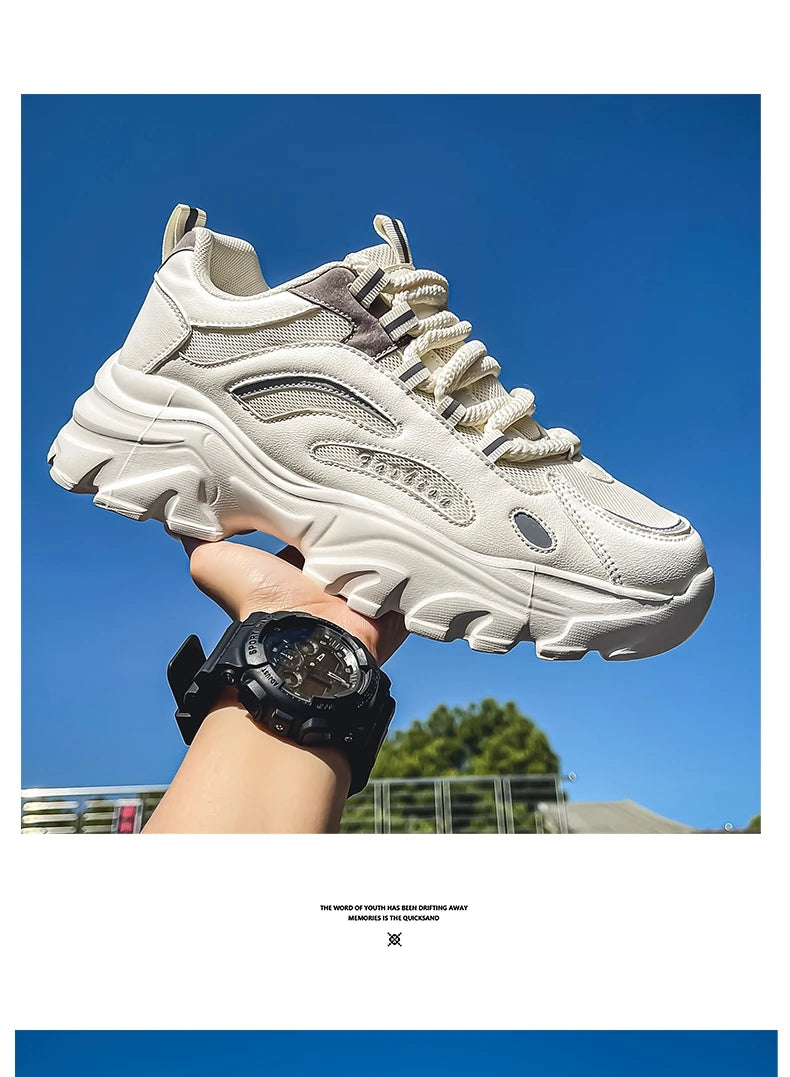 Men's Casual Shoes Sneakers for Men Trendy All-match Man Sports Shoe Hard-wearing Easy To Clean EAEOVNI Main Push Male Sneaker