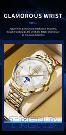 OLEVS 3638 Mens Watch Original Quartz Watch Stainless Steel Waterproof Luminous Large Dial Day Date Watches Luxury Men Box Reloj