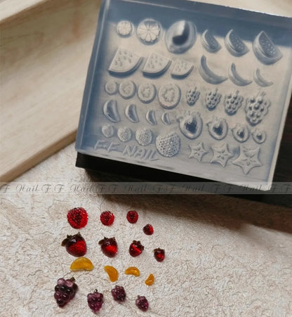 1pc  Snake Flamingo Jellyfish Dragon Dtream 3D Acrylic Mold  Nail Art DIY  Silicone  Nail Art Templates Nails Mold