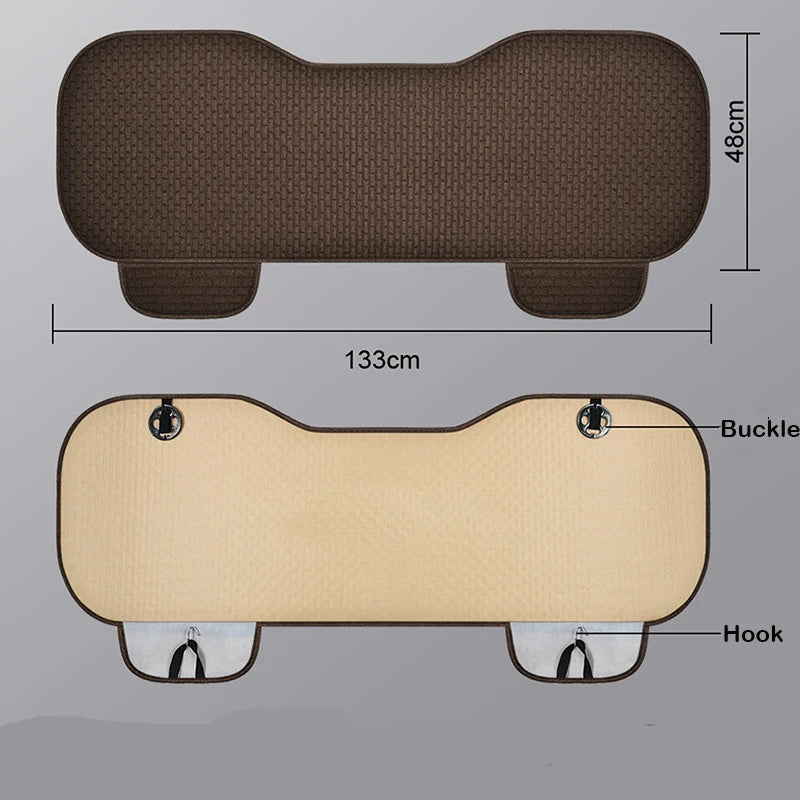 Universal Car Seat Cover Car Front Rear Seat Back Cushion Falx Car Seat Cushion Protector Auto Interior Pad Fit for Most Cars