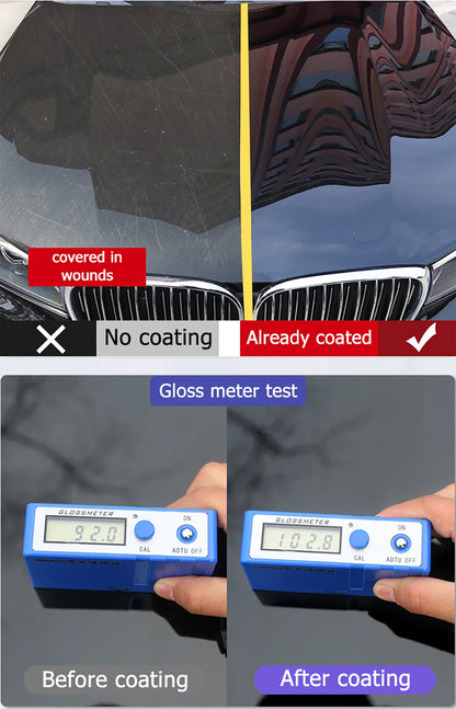 Ceramics for Cars Coating 9H Nano Liquid Glass Plated Crystal Hydrophobic Waterproof Polishing Paint Hardness Car Polish