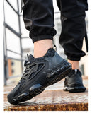 Rotating Button Safety Shoes Men Steel Toe Sneaker Air Cushion Work Shoes Man Puncture Proof Work Safety Boots Protective Shoes