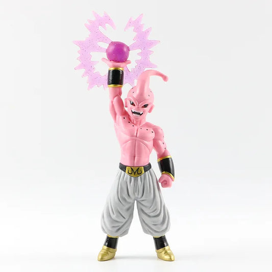 Bandai Dragon Ball PVC Figures, Goku Buu, Super Buu, GK Statue, Model Doll, Collectible Toy, Gift for Kids, 26cm 