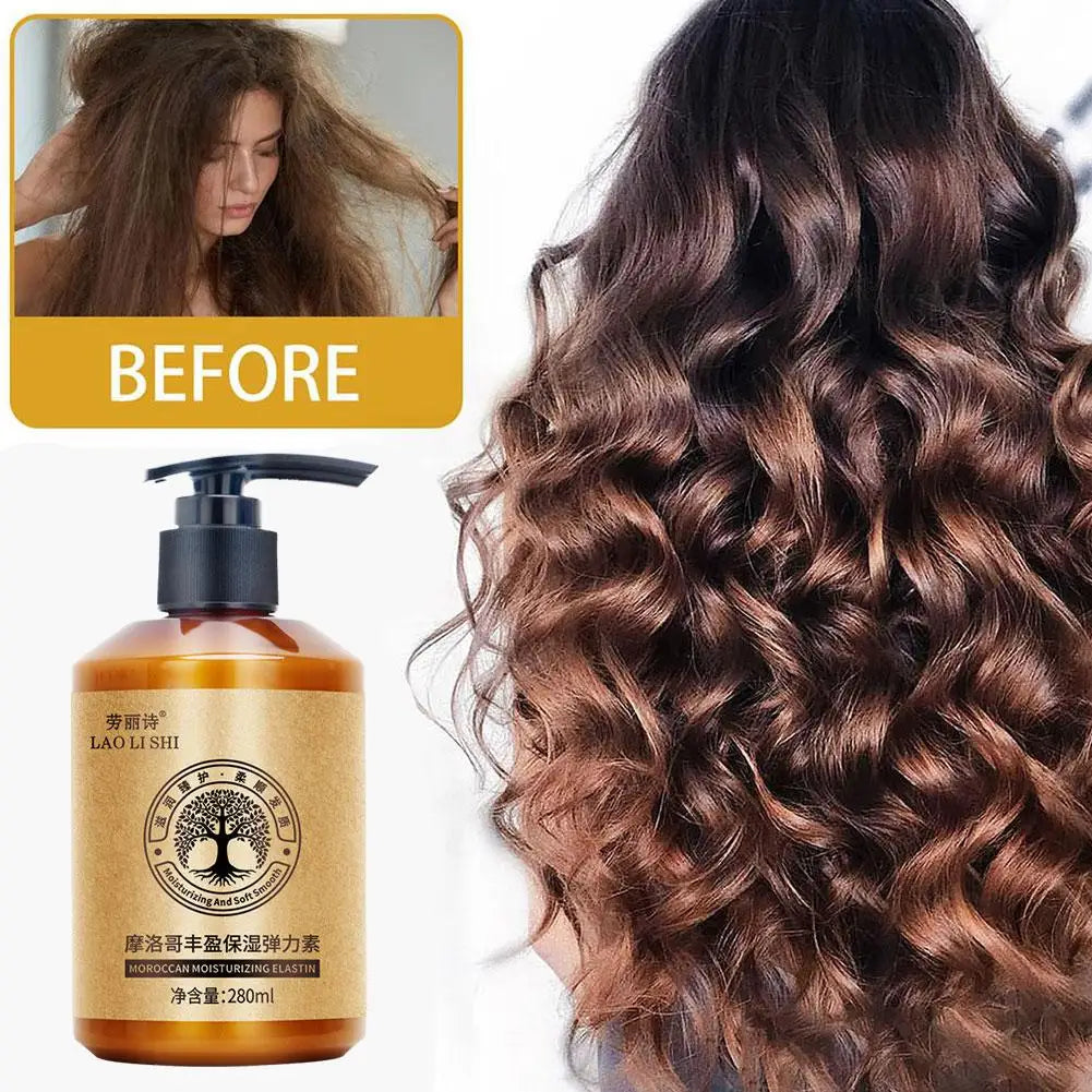 280ml Moroccan Curl Defining Cream Hair Conditioner Products For Curl, Dry Damaged Hair Care Long-Lasting Styli U5M5