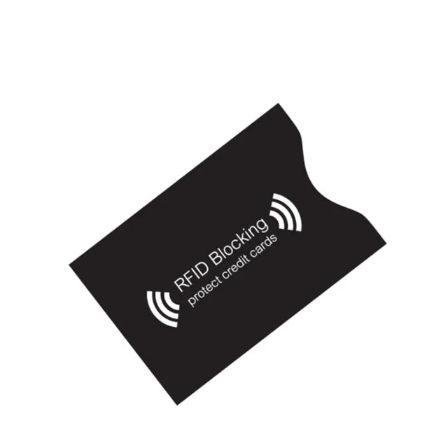 1pc Contactless RFID Blocking Cards NFC Debit Credit Card Passport Protector Blocker Set Smart Anti-Theft Design Fits Perfectly 