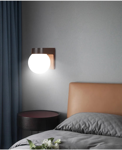 Outdoor Wall Lamp Balcony Bedroom Corridor Courtyard Lamp Acrylic Lamp Shade E27 Spherical Wall Lamp Upper and Lower Wall Lamp
