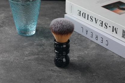 Yaqi 24MM Men's Shaving Brush  Resin Handle Nylon For Men Clearance Beard Professional Barber Face Cleaning Shaving Brush Tool